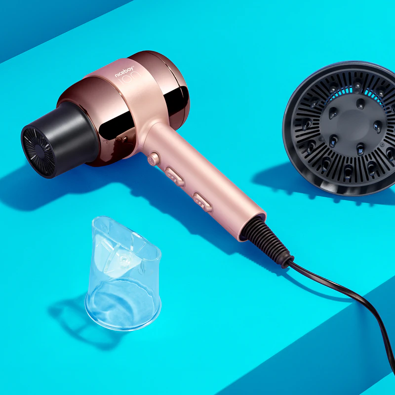 Secador de cabelo rosa Niceboy Airsonic PRO