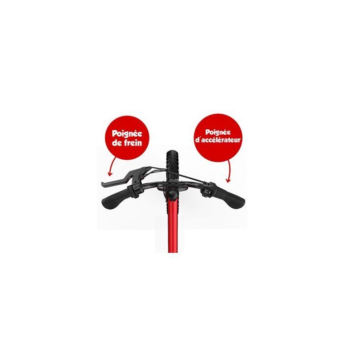 Wispeed WIKIDS Electric Balance Bike, Red, 14