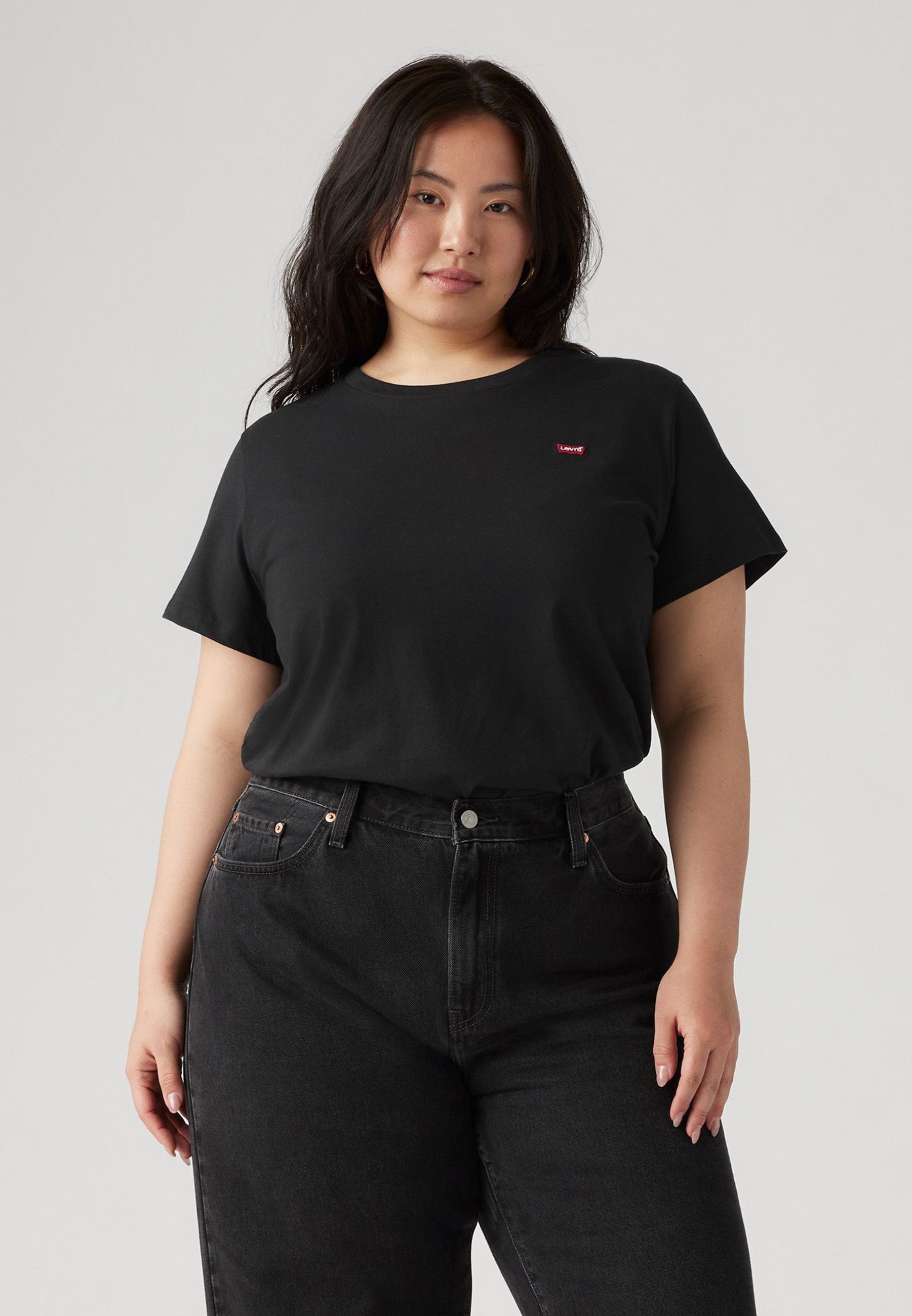 Levi's® Plus HET PERFECTE T-SHIRT - Basic T-shirt - mineraalzwart