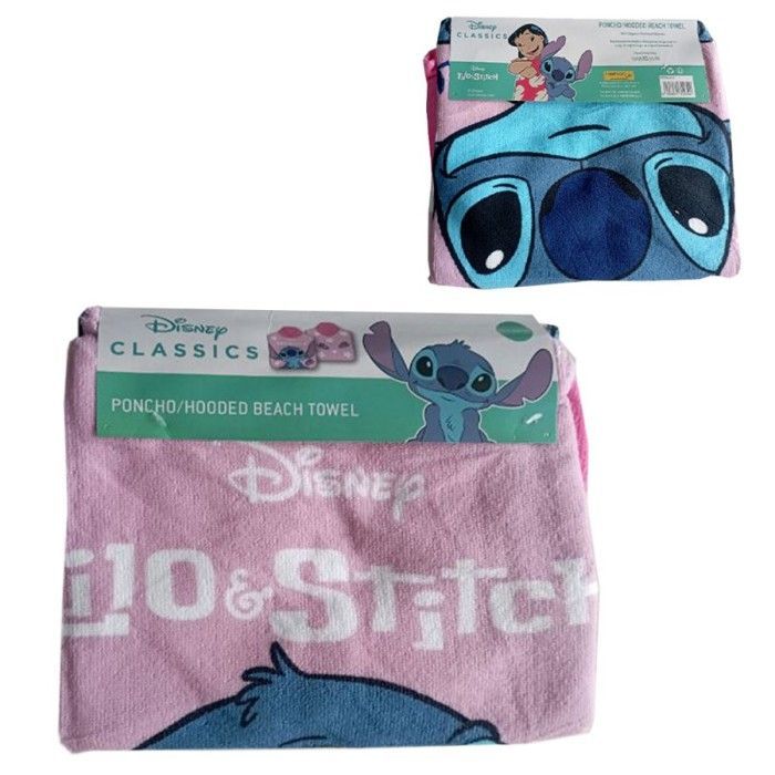Poncho de baño de Disney Lilo & Stitch - Rosa