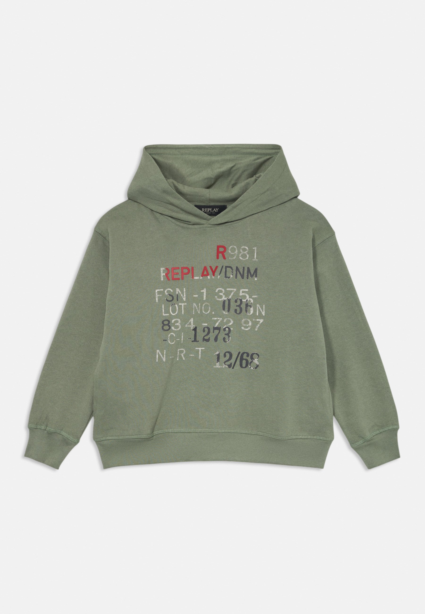 Replay-sweatshirt - mosgroen