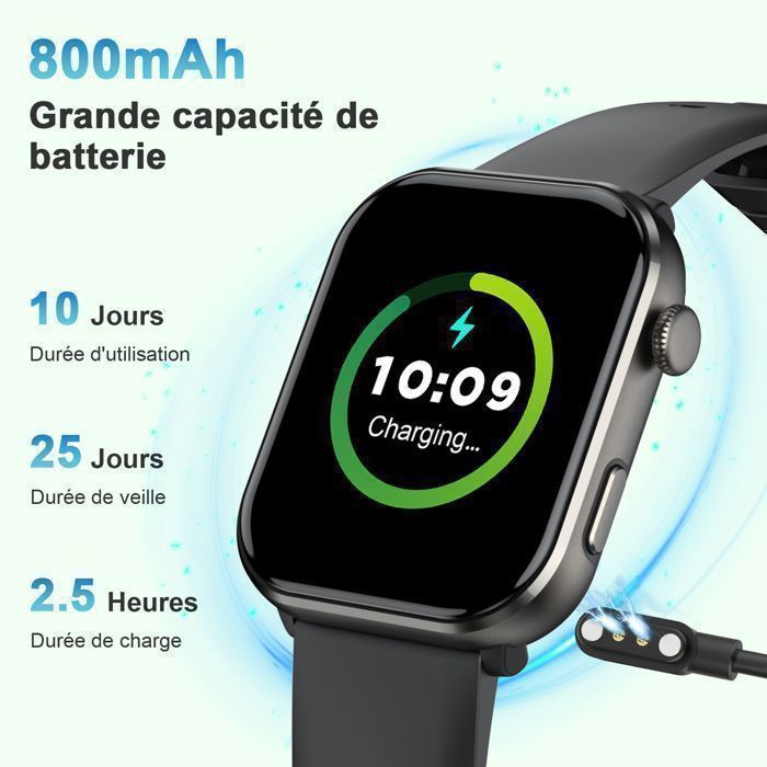 Smartwatch da uomo Blackview con schermo AMOLED da 1,96