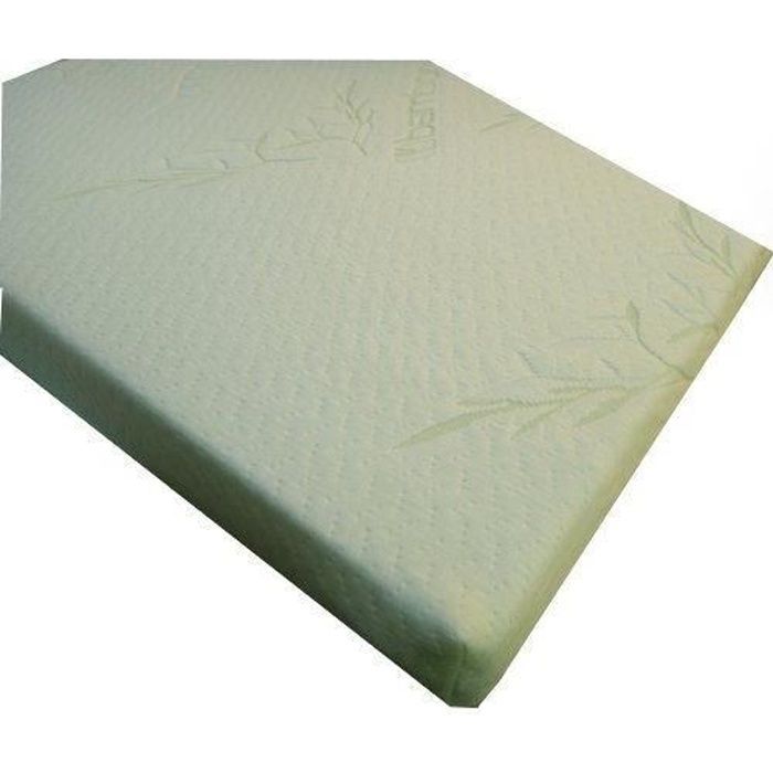 Matelas pour parc - Chtibout - 263147 - 95x95x5 cm - Polyester - Déhoussable