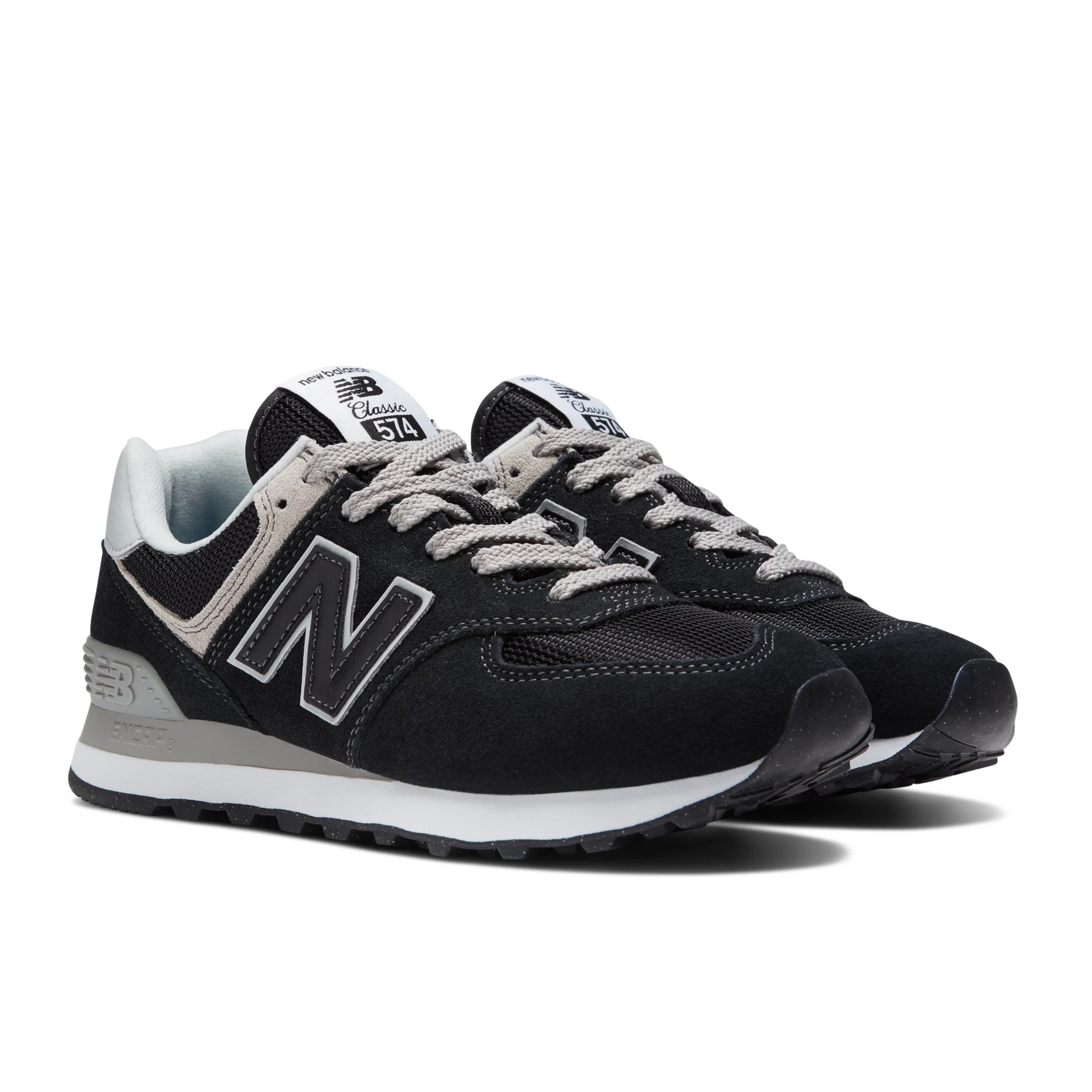 574 Core Black with White