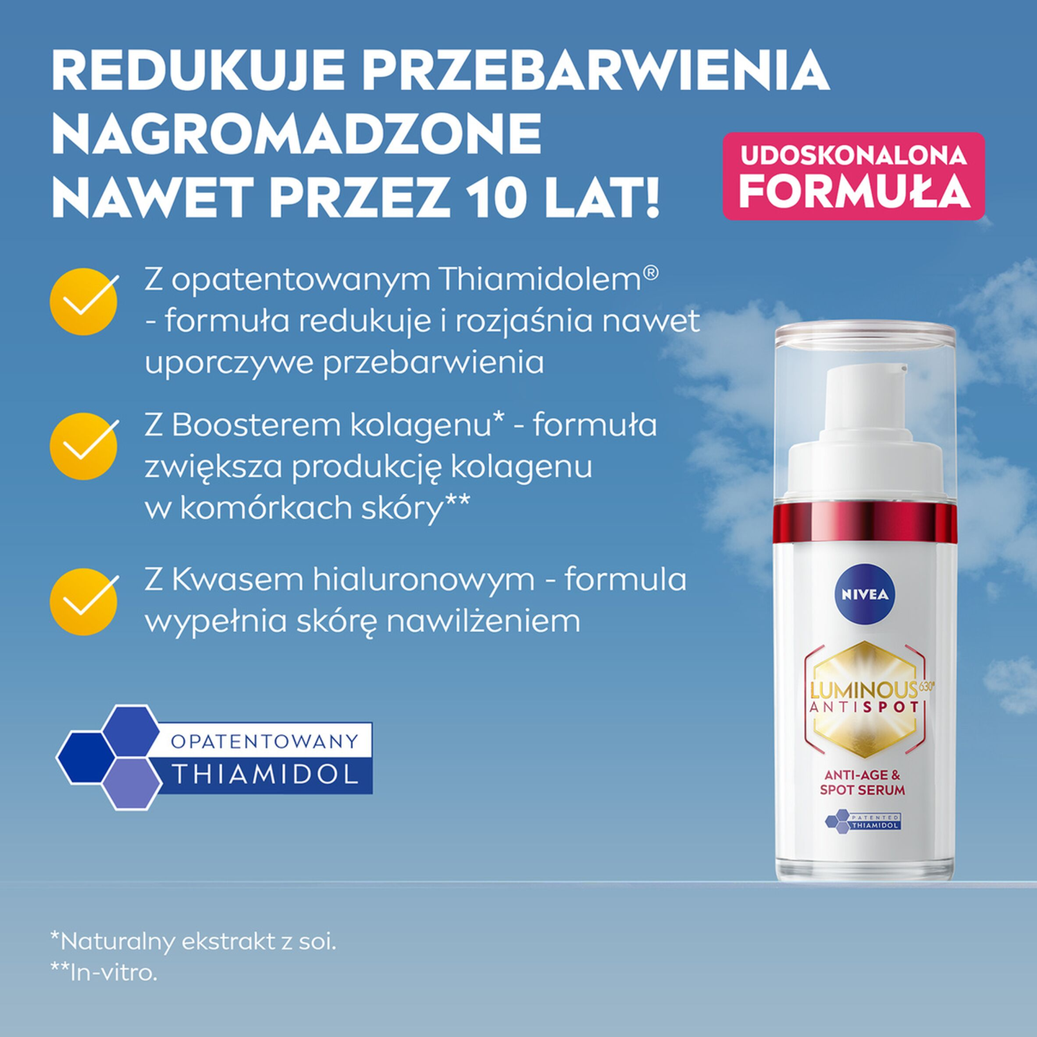Nivea Luminous630 proti staranju