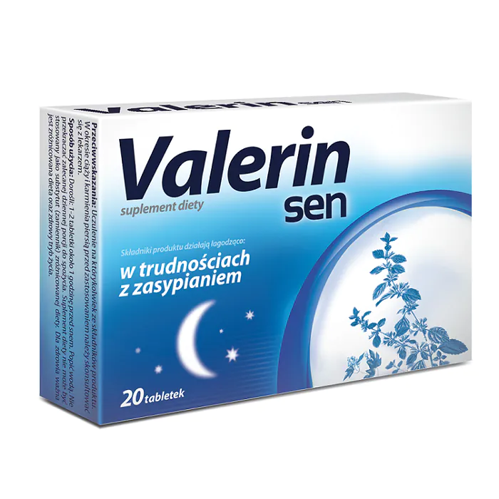 Valerin Sen, Suplement diety poprawiający jakość snu, Tabletki