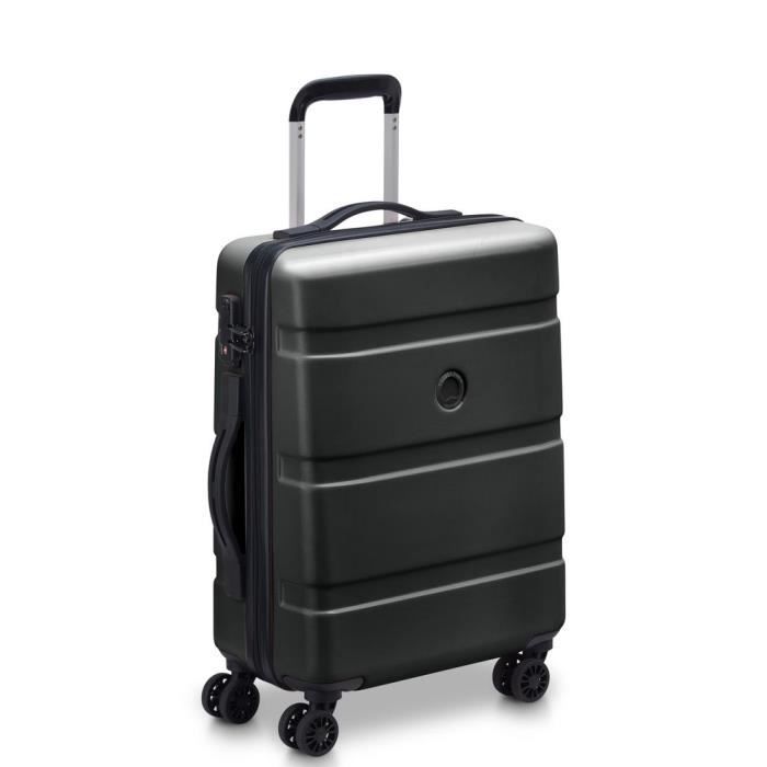 DELSEY PARIS - AIRSHIP 2.0 - Maleta de cabina rígida 55 cm x 40 cm x 20 cm - 33 L - S - Negra