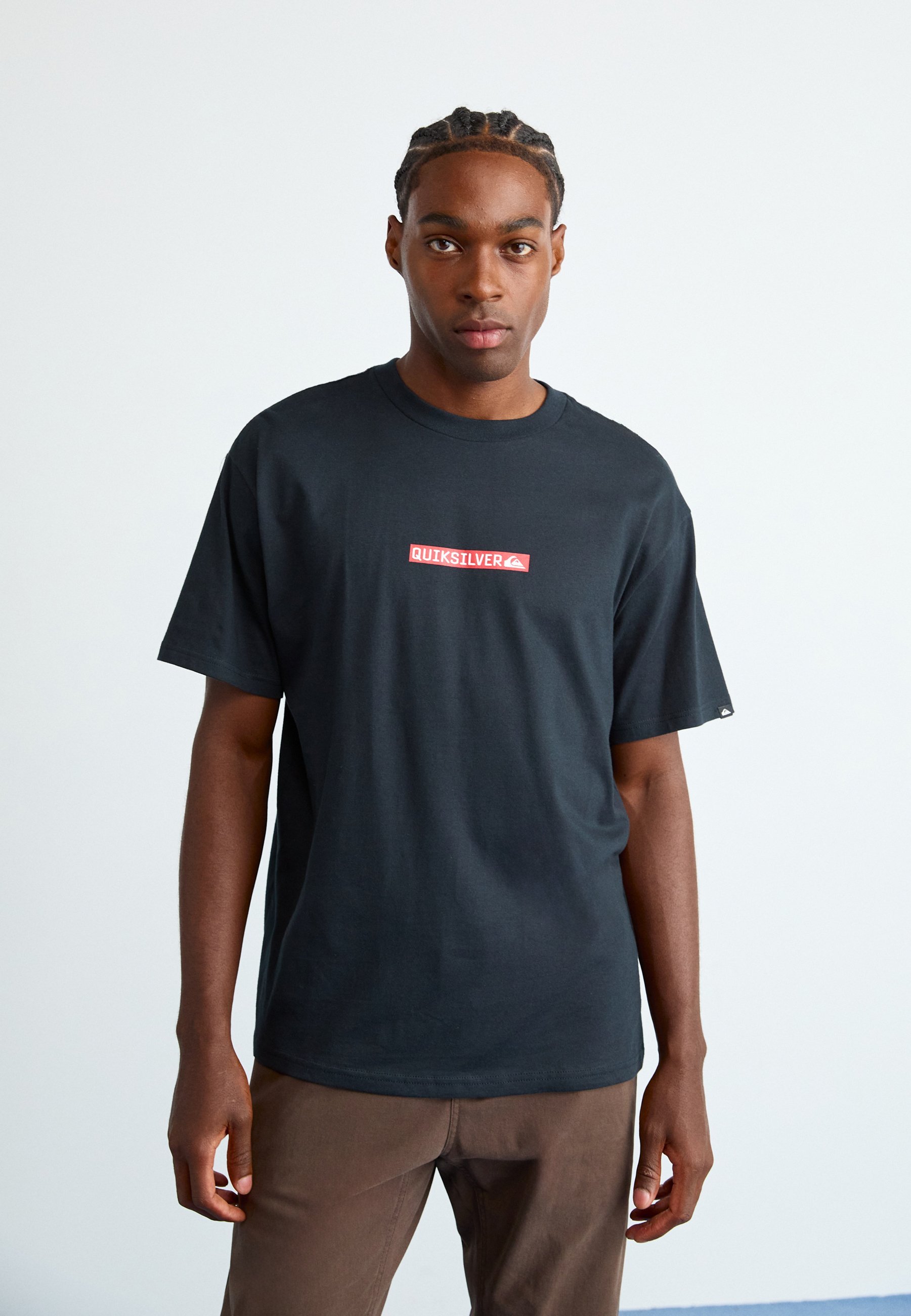 Quiksilver DNA CLICKER T-shirt - T-shirt met print - zwart