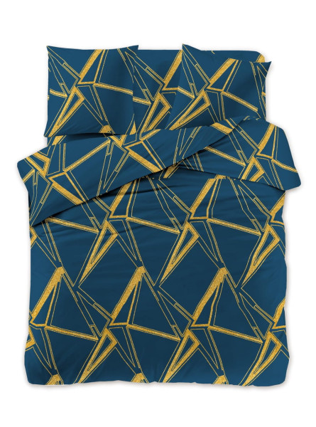 Komplet pościeli 3D Złote wzory 140x200 2-częściowy