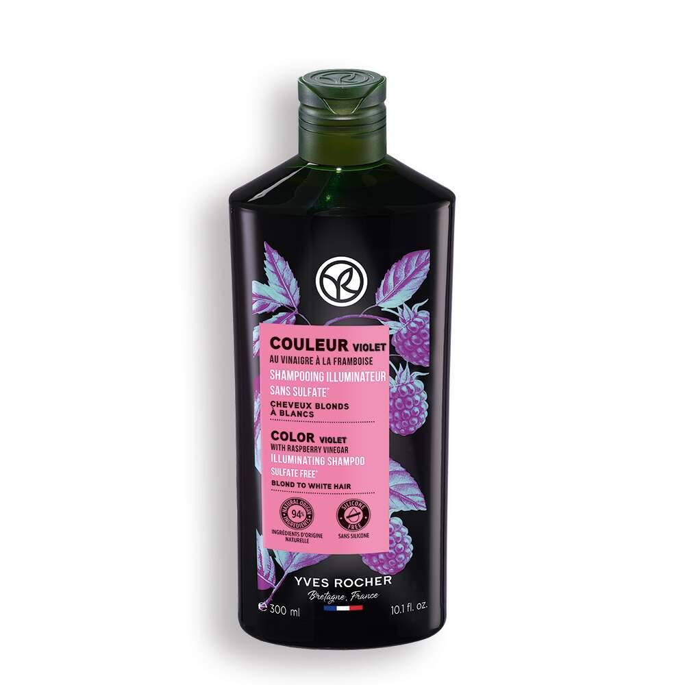 Sulfatfri lilla lysende shampoo