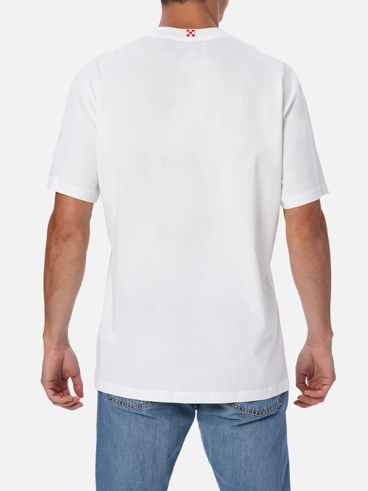 T-shirt van katoen voor heren van de St. Barth Padel Club met opdruk.