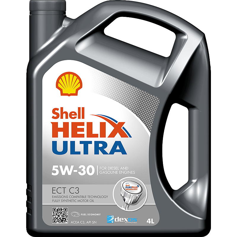 Huile moteur Shell 4 l 5W-30 Shell Helix Ultra ECT C3