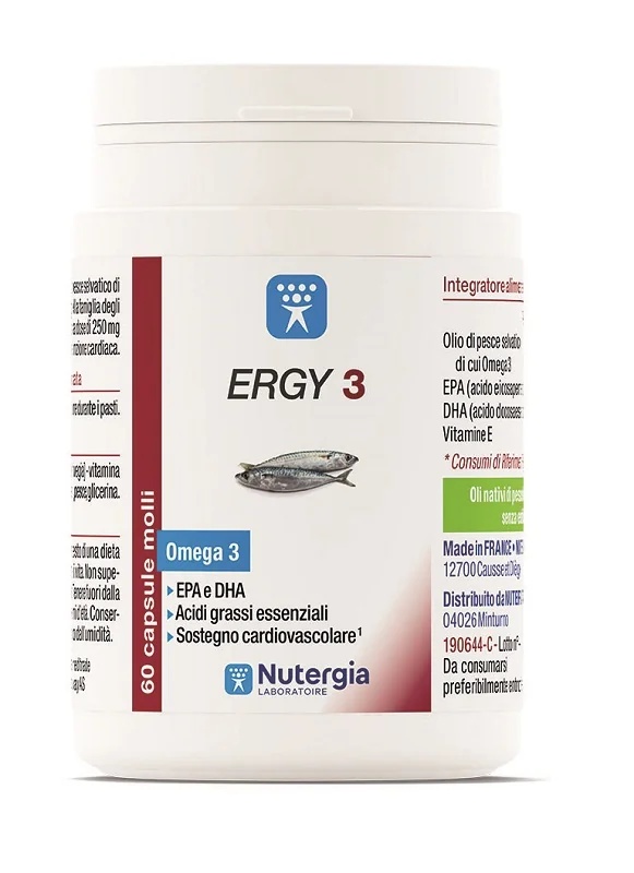 NUTERGIA LABORATORIES Ergy 3 60 capsules
