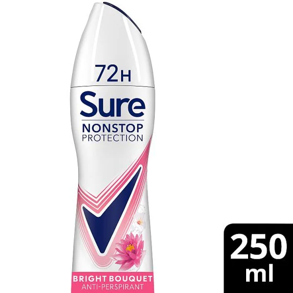 Sure antiperspirant deodorant aerosól Nonstop Bright Bouquet 250ml