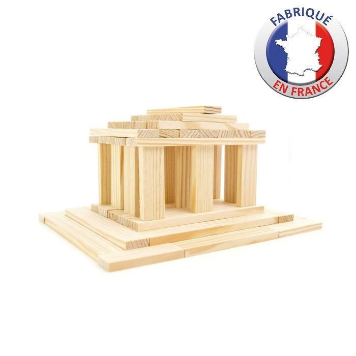 Wooden construction set - JEUJURA - Técap 3XL - Unisex - Ages 4 and up