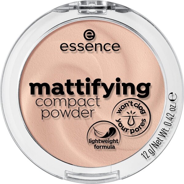 Essence 11 Pastel Beige mattító kompakt púder<br>12g