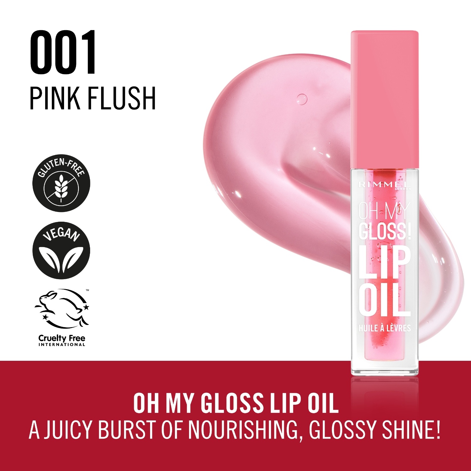 Rimmel London Lippenöl Oh My Gloss! Lippenöl – 4,5 ml