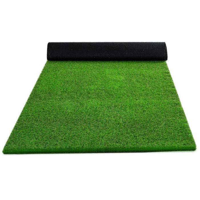 IDMARKET Kunstrasen 1x10 m, 30 mm dick, für Garten und Balkon