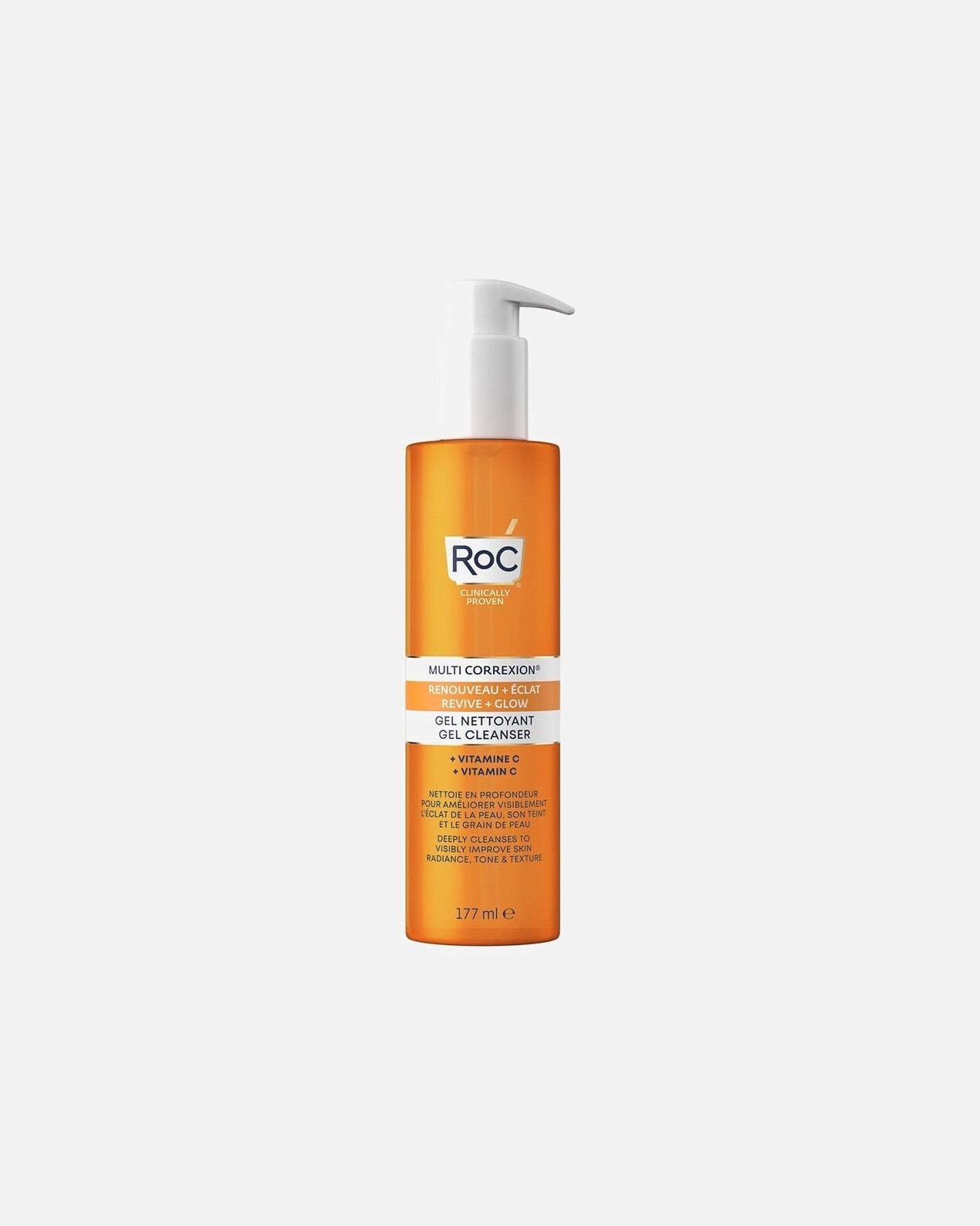 RoC atjaunošanas gels Multi Correxion Revive + Glow Multi Correxion Revive & Glow ar C vitamīnu - 177 ml