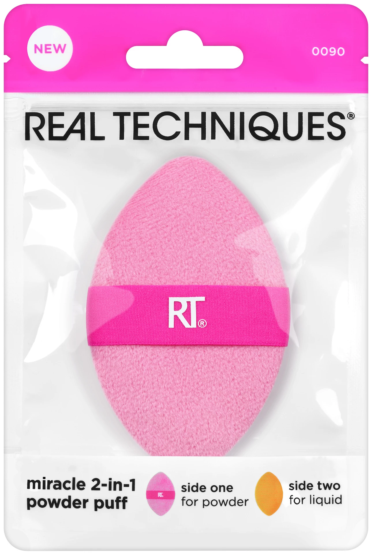 Puf de pudră miraculos 2 în 1 - Real Techniques