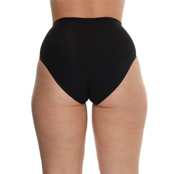 Ženske gaćice Kruidvat Cotton Shape Highleg crne, veličina XL, 2 komada