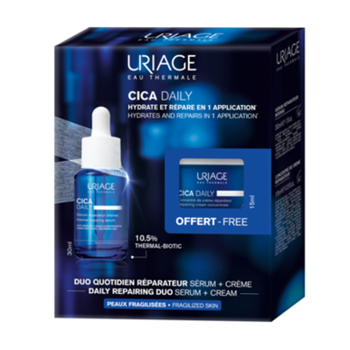 Uriage Pack Cica Daily Hydrate Repair -kasvojen korjaus- ja uudistussetti 1 kpl 1 kpl
