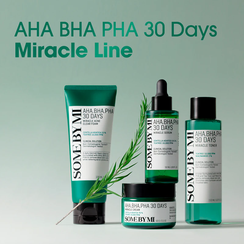 Some By Mi AHA∙BHA∙PHA 30 Days Miracle Acne Clear Foam diep reinigende schuim voor probleemhuid