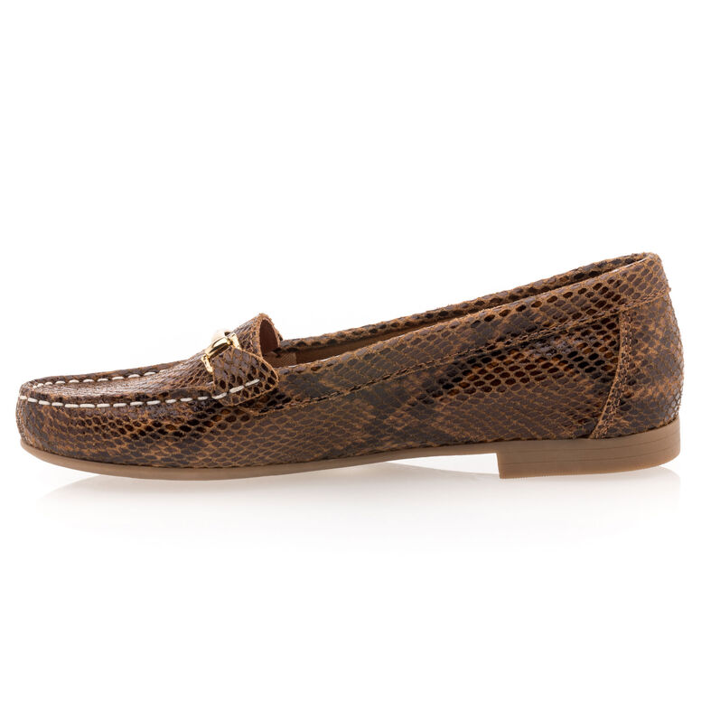 Brune loafers/båtsko til dame