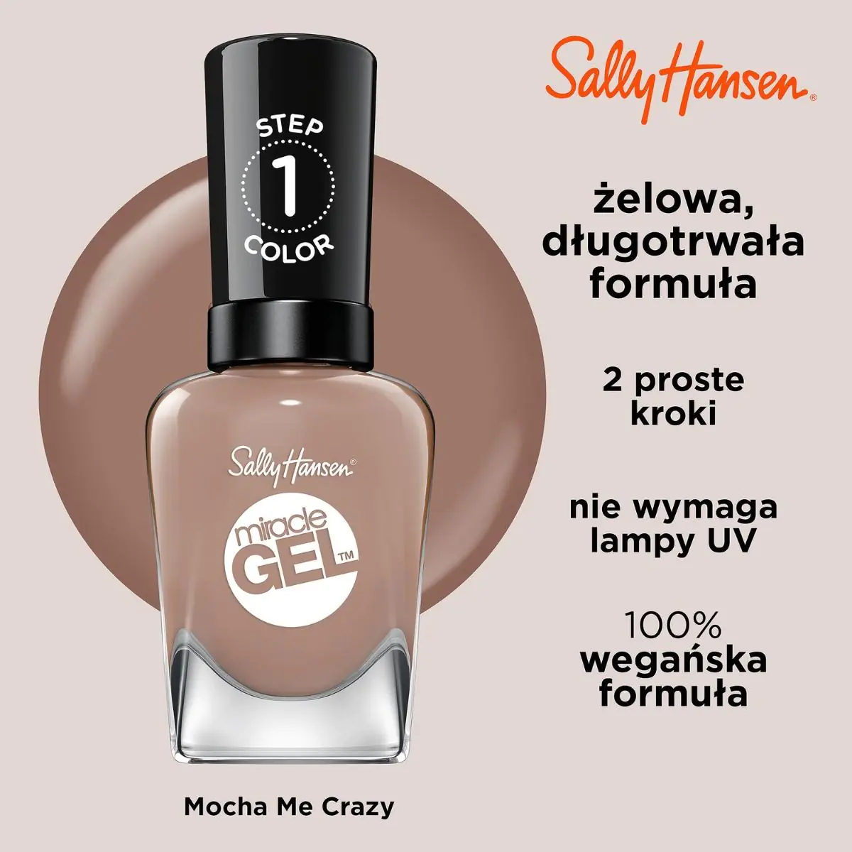 Sally Hansen Miracle Gel Lakier do paznokci, 212