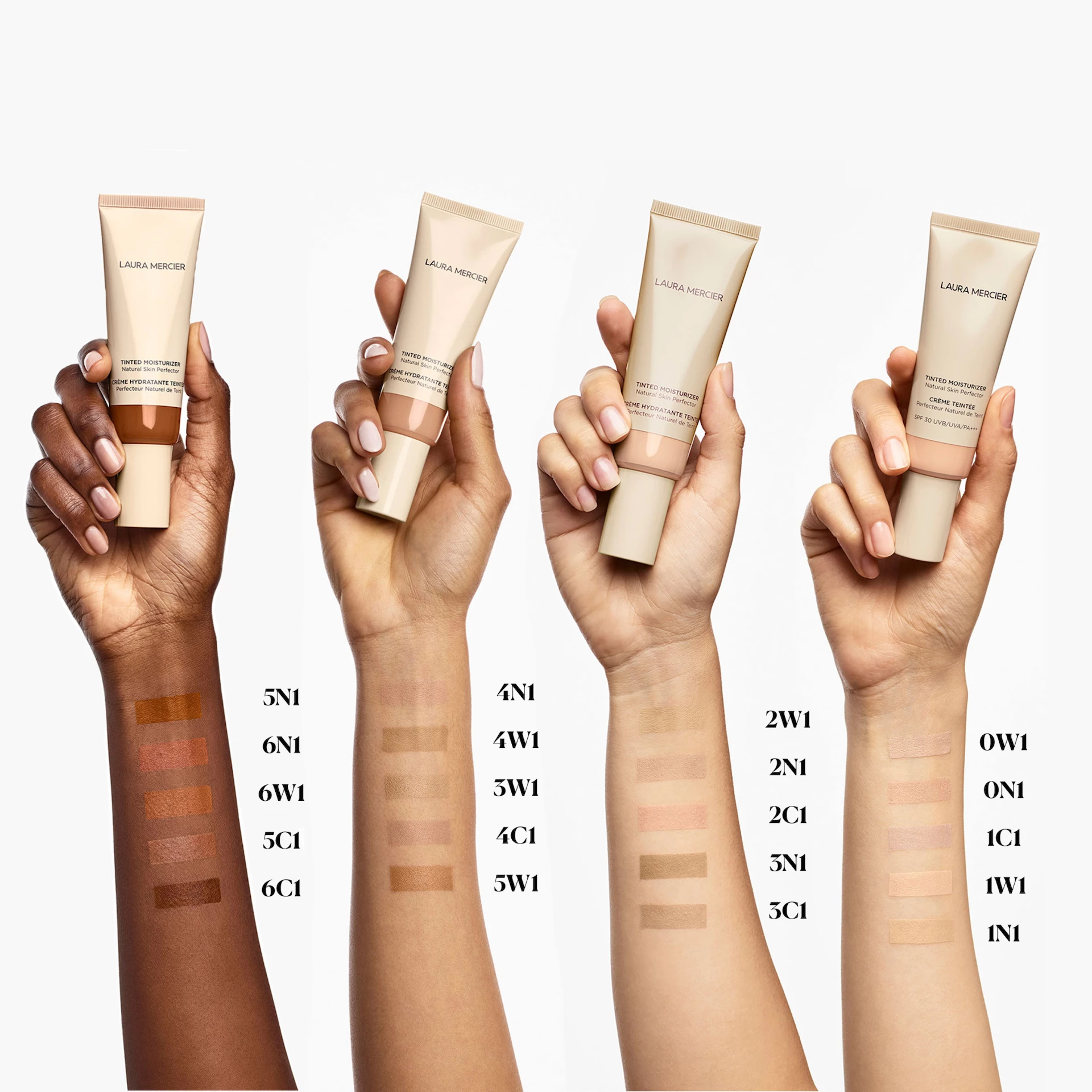 Mini színezett hidratáló SPF30 1N2 Vanília - Laura Mercier