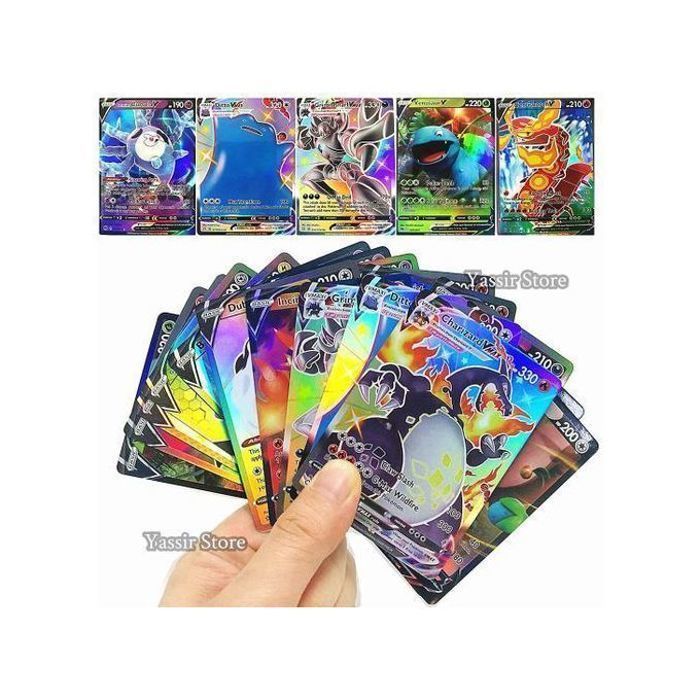 Cartes d'Échange - ZISONIX - Vmax - Lot de 100 - PVC Haute Qualité - Résistantes à l'Eau