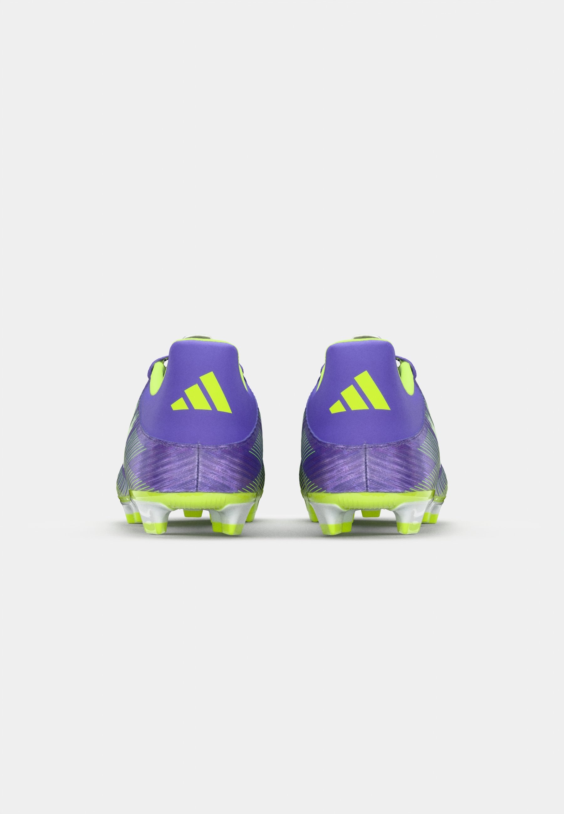 adidas Performance F50 CLUB - Fotballsko til fast underlag - purple rush/footwear white/lucid lemon
