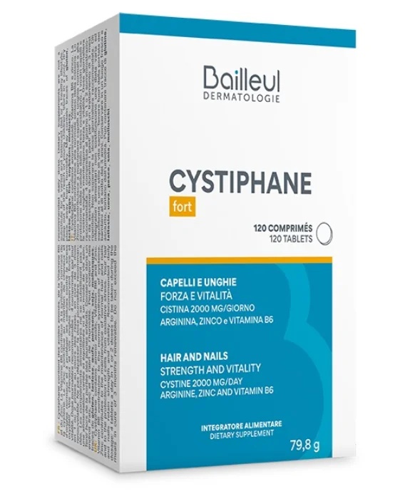 CYSTIPHANE Cystiphane Biorga 120 comprimés pour des ongles et des cheveux sains