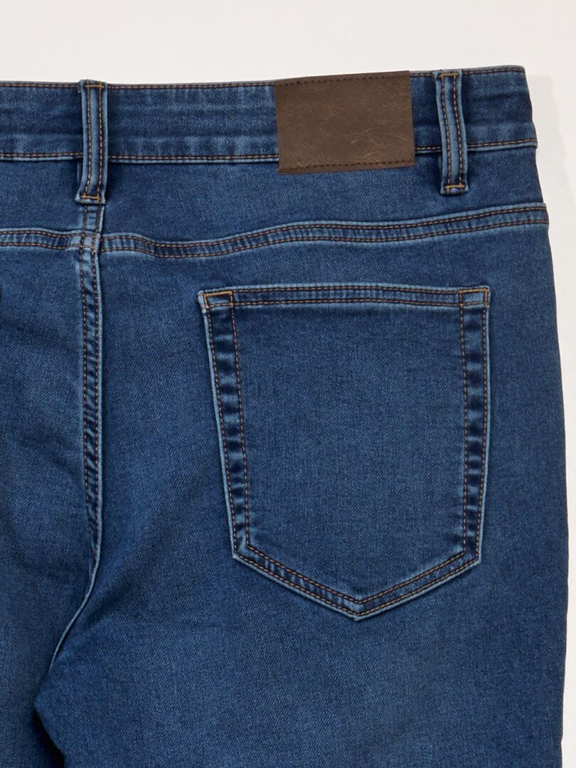 Calça jeans slim - AZUL