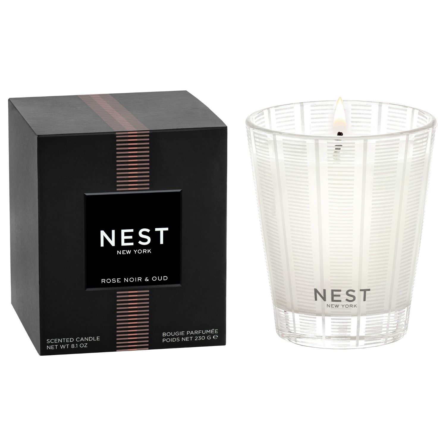 NEST NEW YORK Sviečka Ruža Noir a Oud - 229,6 g