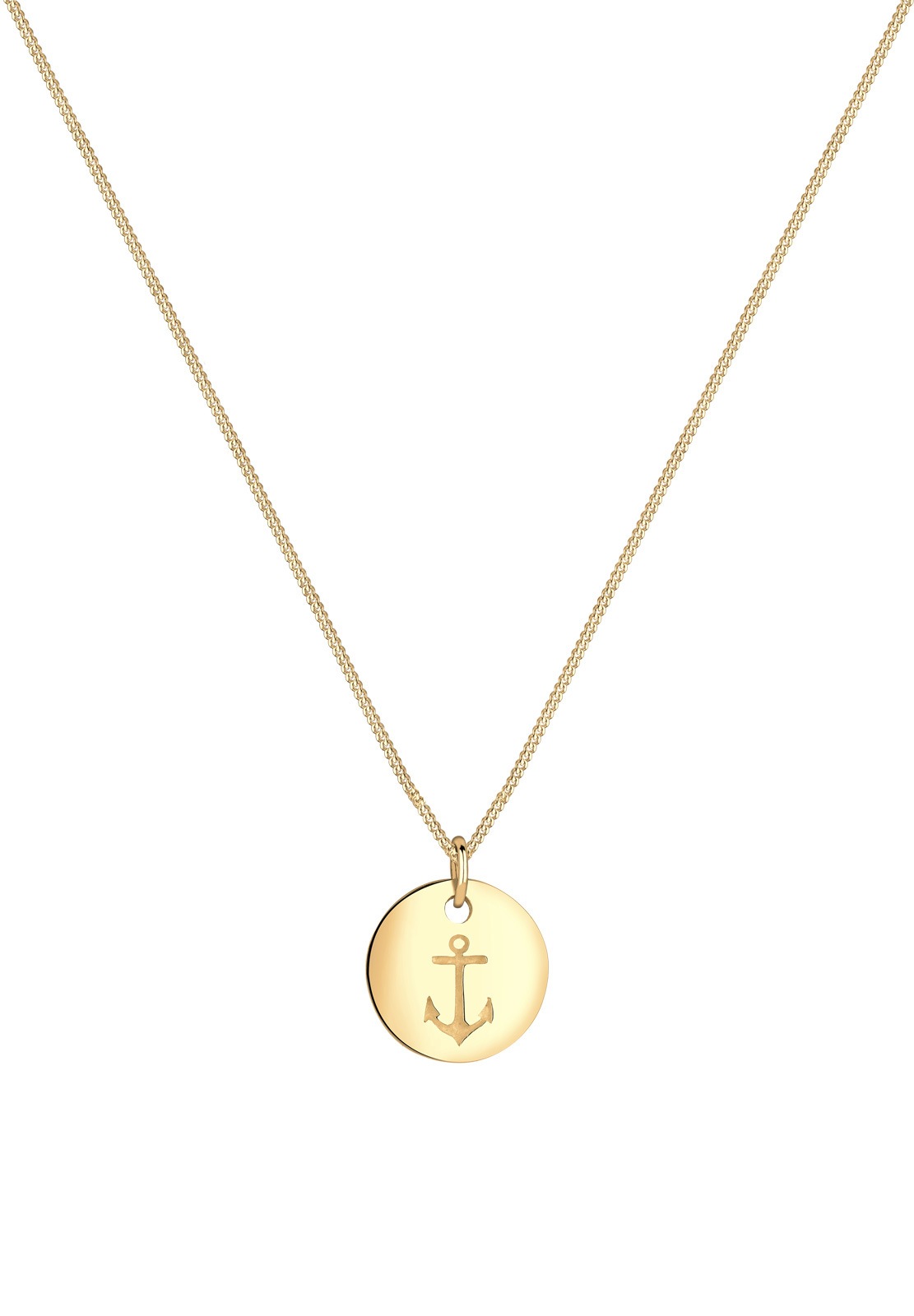 Elli Femme Pendentif d'Ancre een Argent Sterling 925
