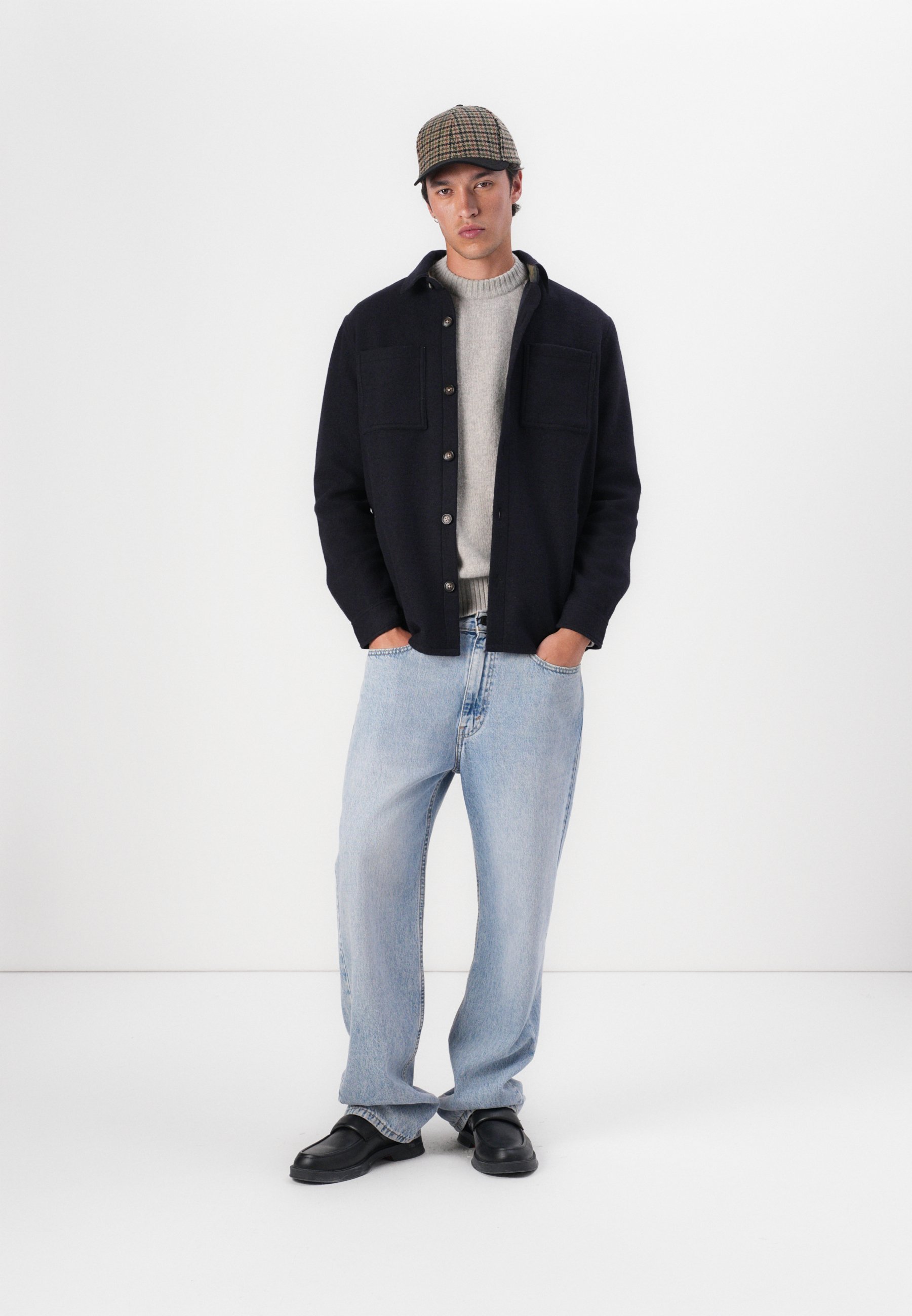 Camicia Barbour MARLOW TAILORED - blu navy