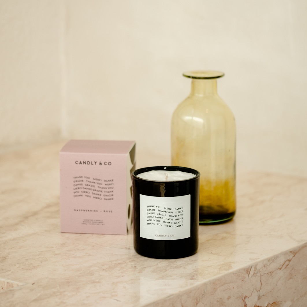Candly&Co Bougie No.7 Thank you. Merci. Danke. Grazie.