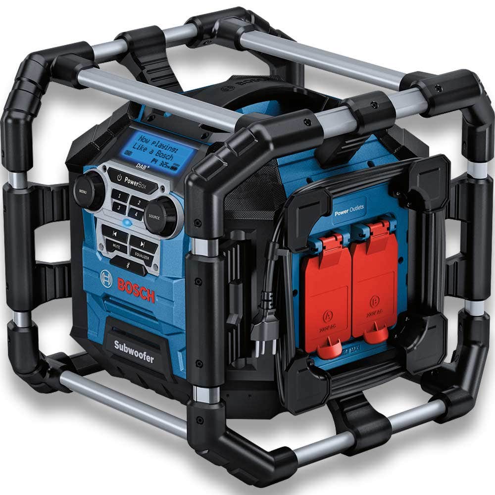 BOSCH 18V Powerboxx Rádio Bluetooth Skin GPB 18V-5 SC 0.601.4A4.140