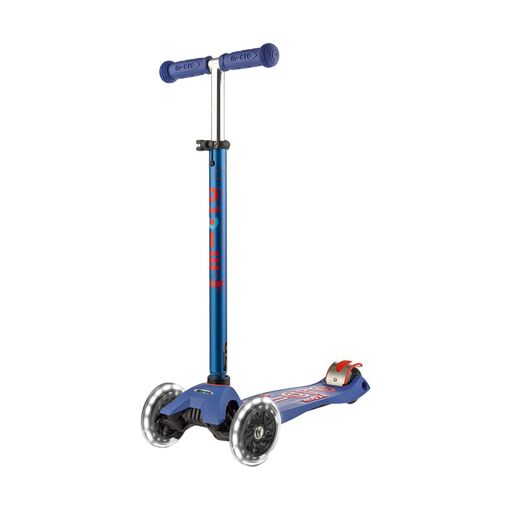  Maxi Micro Deluxe Blå LED Scooter