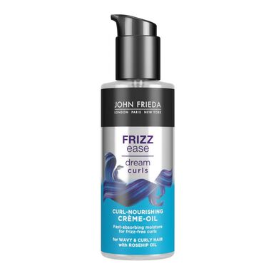 John Frieda Frizz Ease Dream Curls Crèmeolie Plejende og kruskontrol olie til krøller 100 ml 100 ml