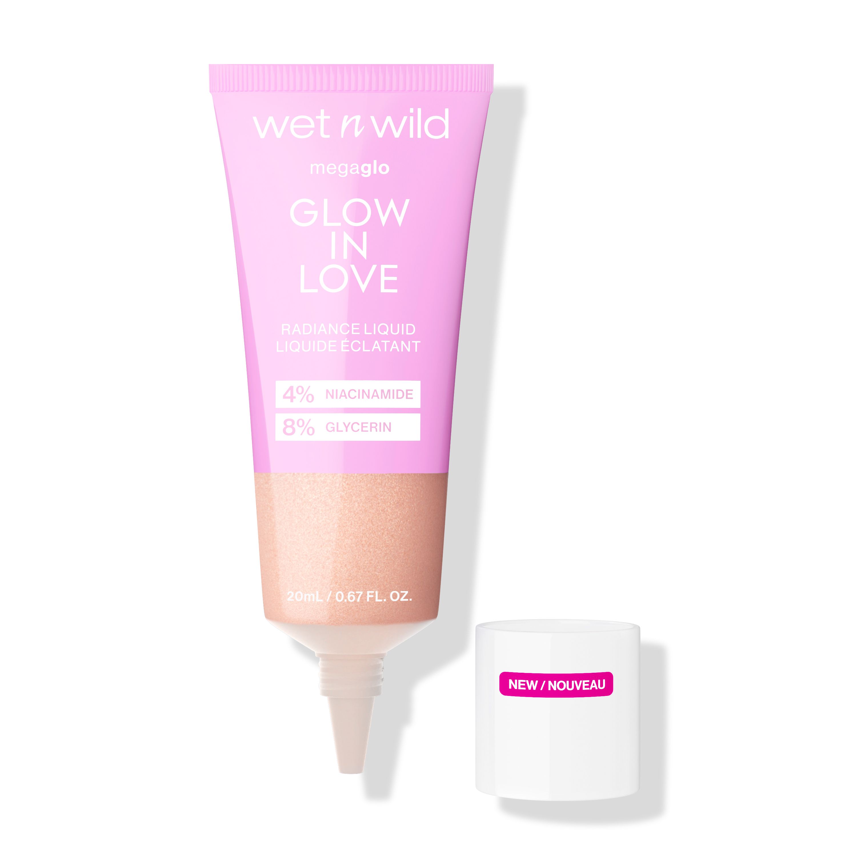 Mega Go Glow in Love Radiance iluminator Hajlajteri