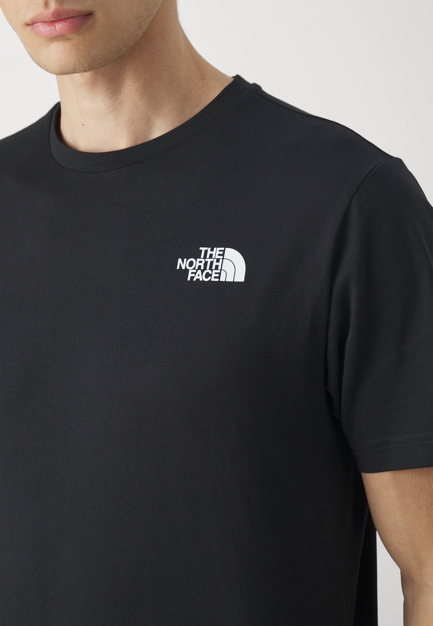 The North Face M SS BOX NSE TEE - T-shirt met print - zwart
