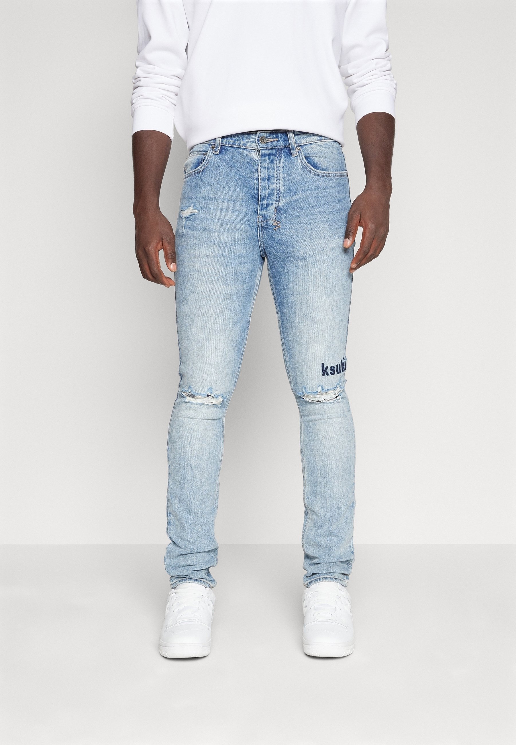 Ksubi Skinny Fit Jeans - lichtblauwe denim