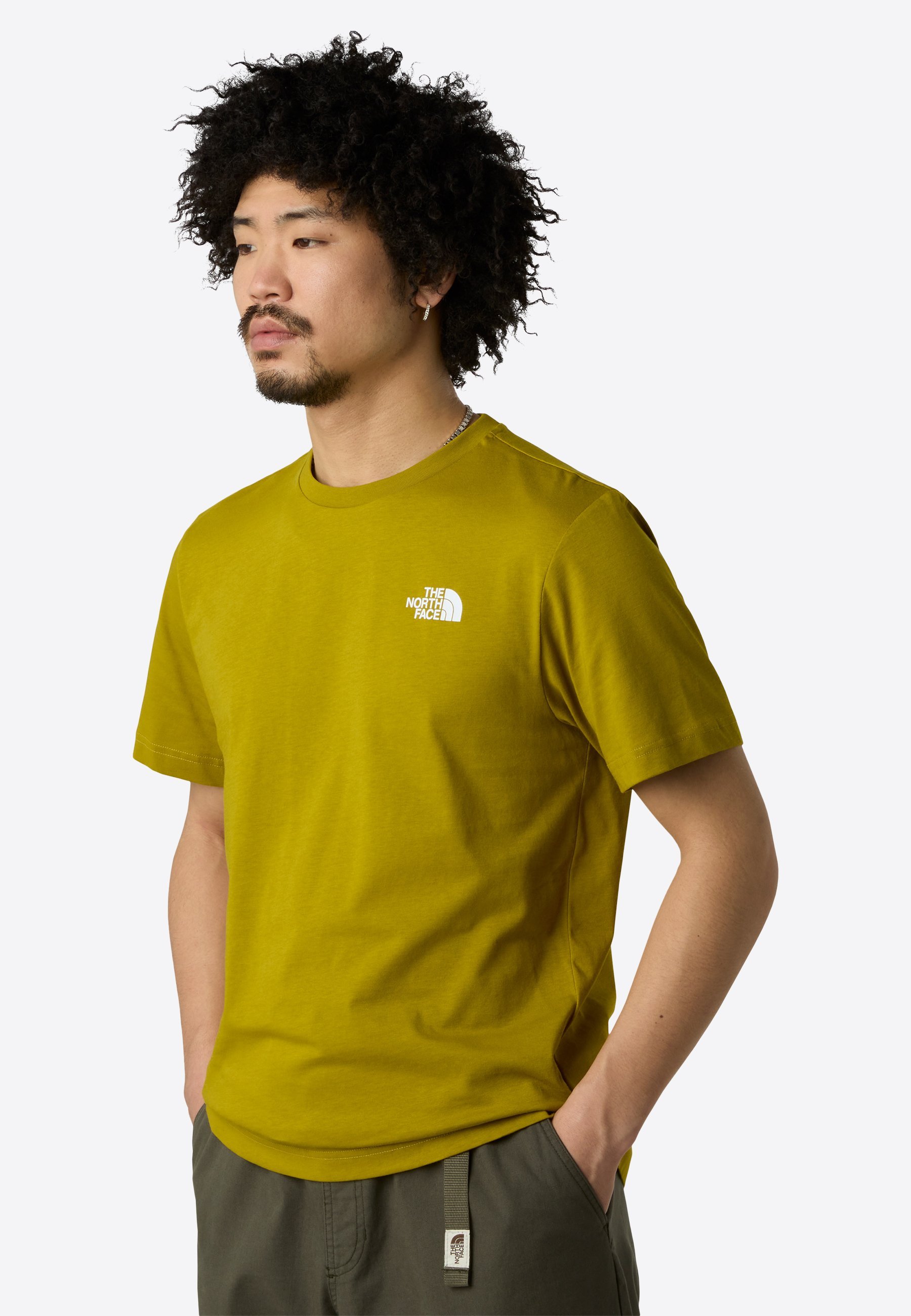 The North Face M SS BOX NSE TEE - Tričko s potlačou - tmavošedá dijonská lesná sivá