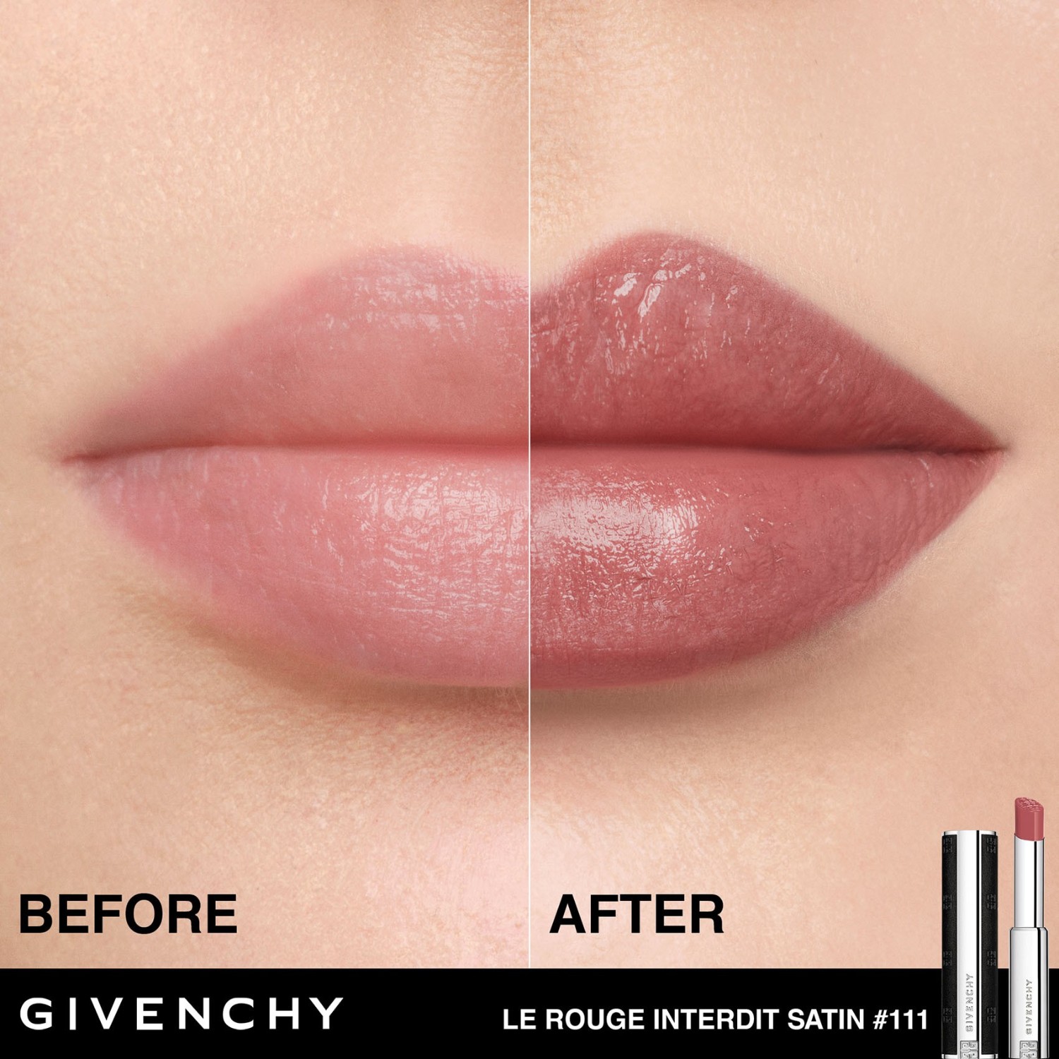 Lipstick LE ROUGE INTERDIT SATIN - 2.7 g