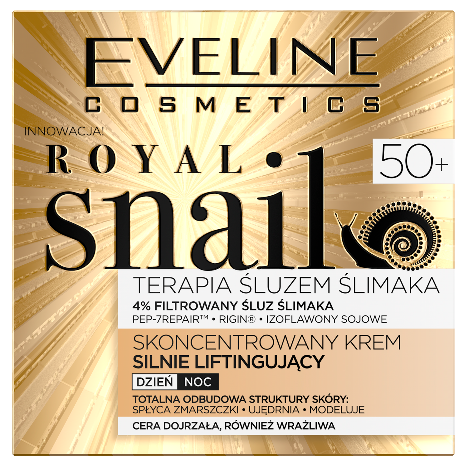 Eveline 50+ ránctalanító krém 50ml Royal Snail