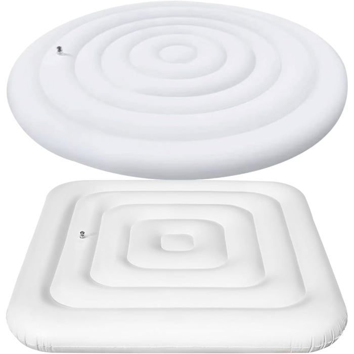 Inflatable cover for square spa - Nosheir - Diameter 135 cm - Quick inflation valve - Easy deflation valve
