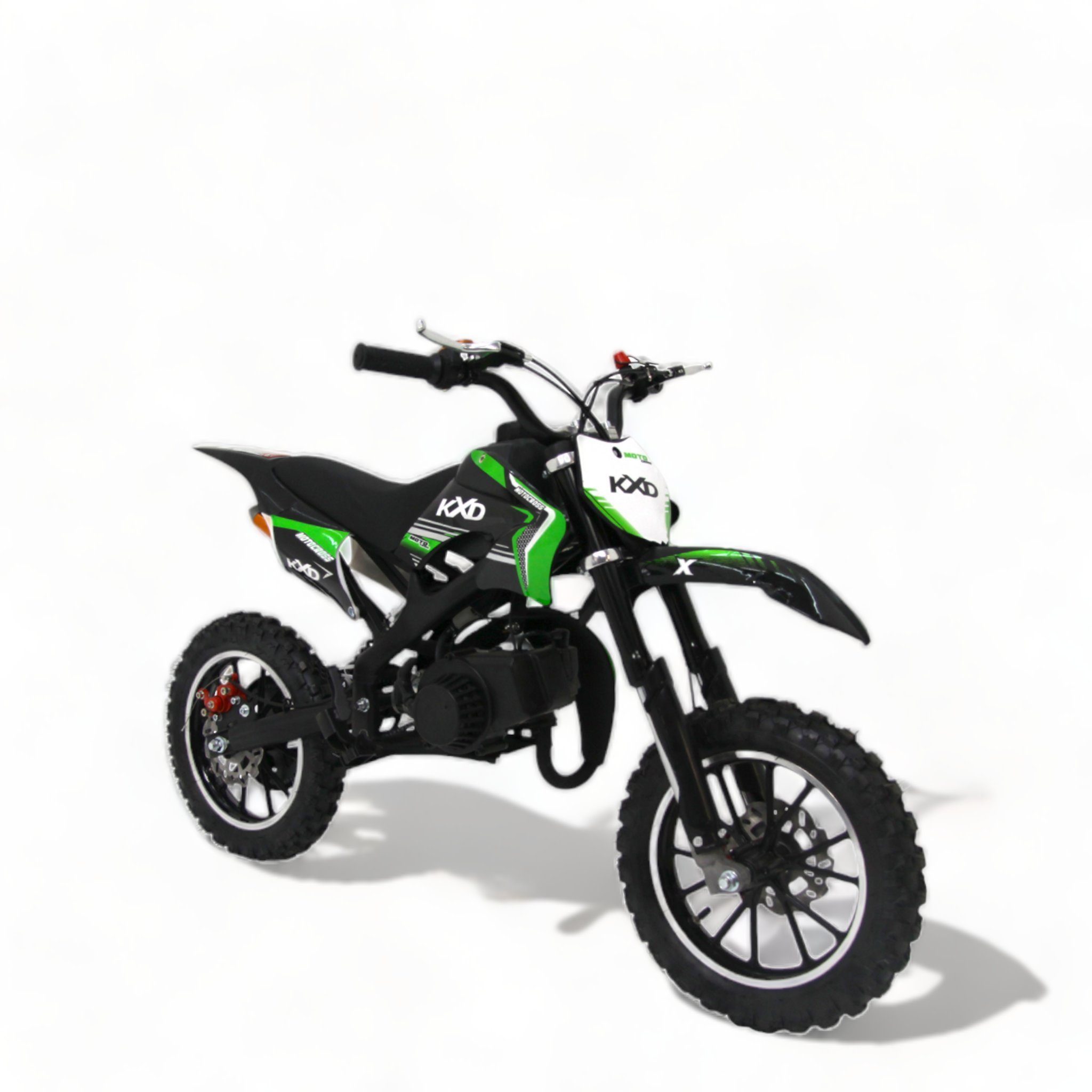 KXD Dirt Bike KXD 701 49ccm 2T Kindercrossmotor Crossbike DirtBike Pocket, 1 versnelling