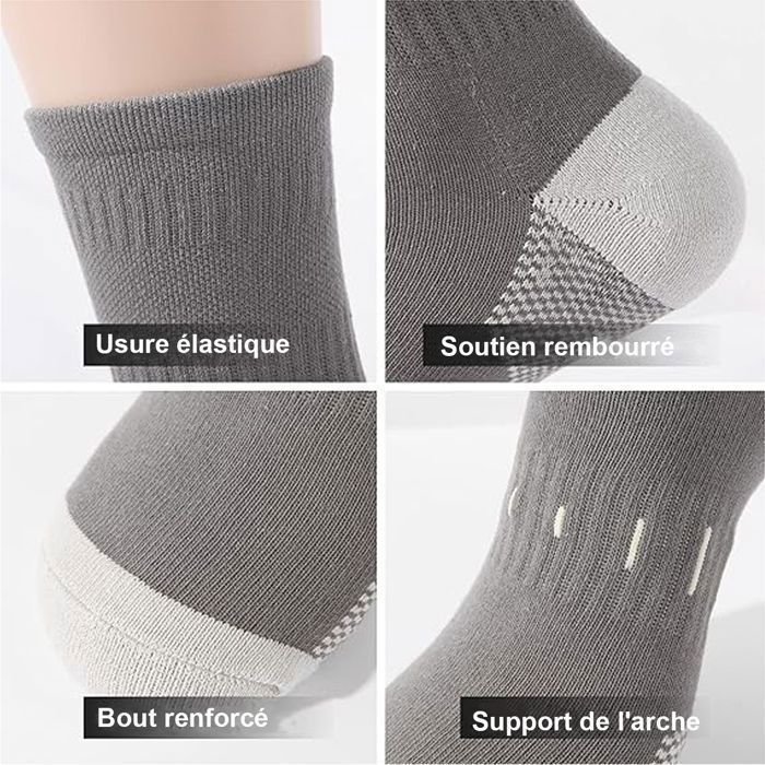 Men's Socks Sizes 43-46 and 39-42, Men's Winter Sport Socks, Men's Knee-High Socks, 6 Pairs